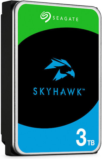 Seagate Skyhawk +Rescue 3TB HDD Hard Drive 3.5" SATA III 5900rpm with 256MB Cache for Recorder ST3000VX015 view 2