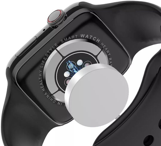 DT NO.1 DT7 MAX 38mm Smartwatch with Heart Rate Monitor (Black) view 9