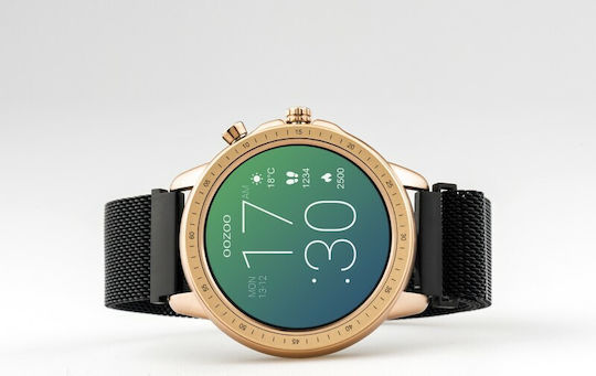 Oozoo Q00308 45mm Smartwatch with Heart Rate Monitor (Rose Gold) vue 7