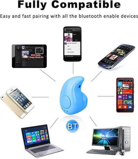 S530 Earbud Bluetooth Handsfree Earphone Blue view 9