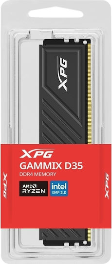 Adata Gammix D35 DDR4 with Module 1x8GB and Speed 3600 for Desktop AX4U36008G18I-SBKD35 view 4
