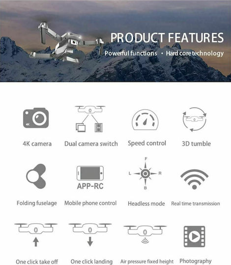 HDRC S602 Drone Mini FPV with 4K Camera and Controller view 3