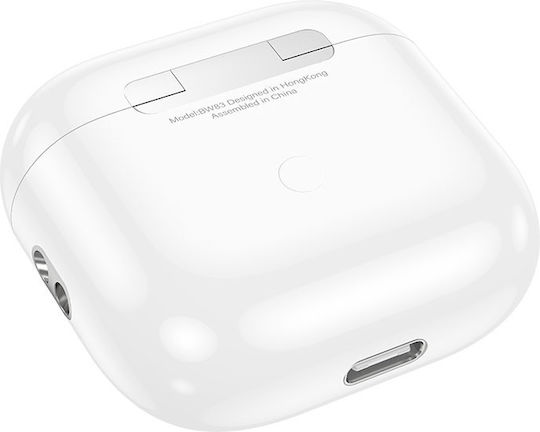 Borofone BW83 Earbud Bluetooth Handsfree Earphones with Charging Case White view 5