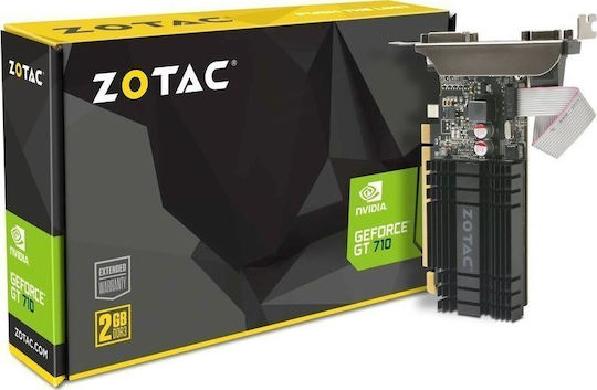 Zotac GeForce GT 710 2GB GDDR3 Graphics Card view 1