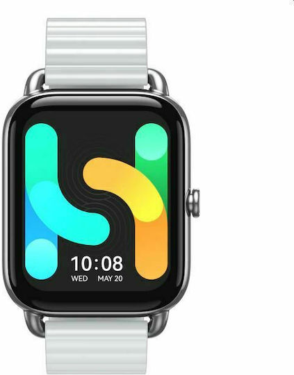 Haylou RS4 Plus Smartwatch with Heart Rate Monitor (Silver) view 1