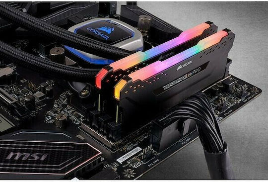 Corsair Vengeance RGB Pro DDR4 16GB RAM with 2x8GB Modules and Speed 3000 for Desktop CMW16GX4M2C3000C15 view 6
