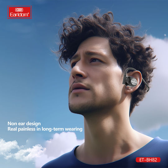 Earldom ET-BH82 Open Ear Bluetooth Handsfree Earphones Black view 4