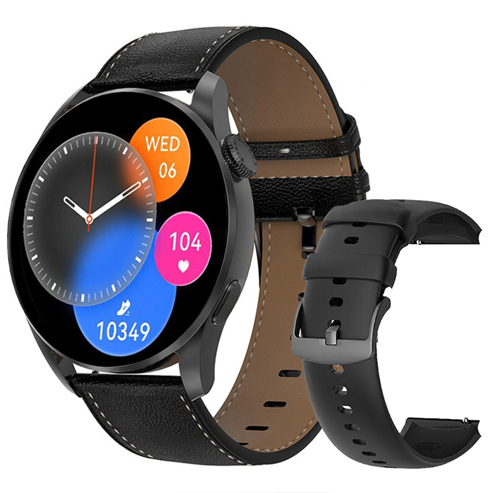 Dynamic FiT Aluminium Smartwatch with Heart Rate Monitor (Black)
