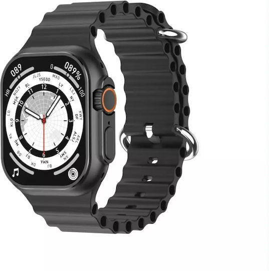 TR-2069 Smartwatch with Heart Rate Monitor (Black)