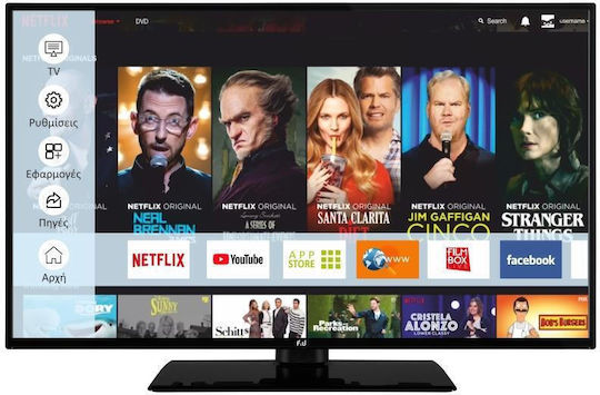 F&U Smart Television 55" 4K UHD LED FL2D5508UH HDR (2021) view 1