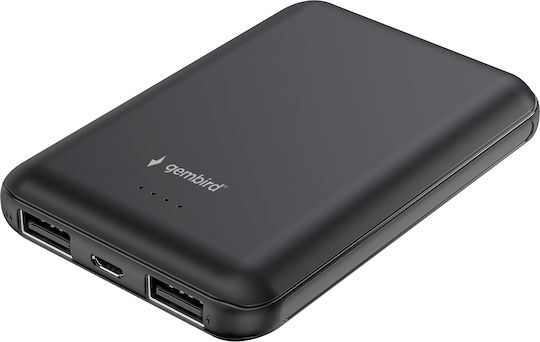 Gembird PB05-01 Power Bank 5000mAh with 2 USB-A Ports Black vue 2