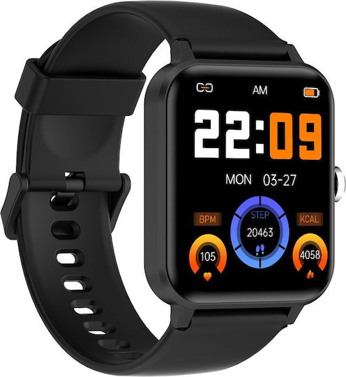 BlackView R30 Smartwatch with Heart Rate Monitor (Black) view 3