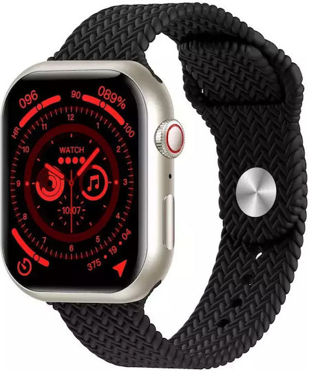Yaxo TACOMA 47mm Smartwatch with Heart Rate Monitor (Silver) vue 4
