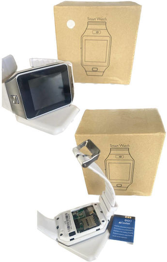 DZ14 Smartwatch with SIM (White) view 6