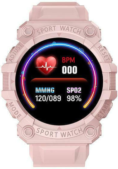 FD68S Smartwatch with Heart Rate Monitor (Pink) view 2