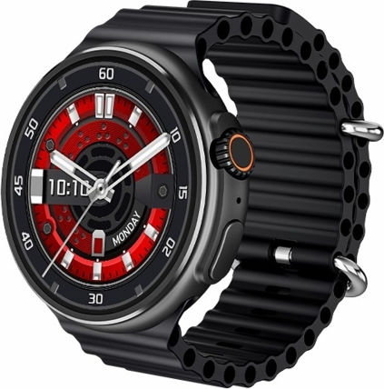 V3 Ultra Max 1.6 Inch Tft Round Screen Smart Watch Supports Voice Calls Blood Oxygen Monitoring Black