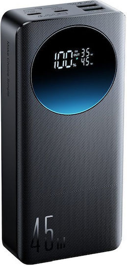 Joyroom JR-PBF02 Pro Power Bank 20000mAh 45W with 2 USB-A Ports and 2 USB-C Ports Black