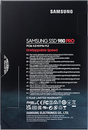 Samsung 980 Pro SSD 2TB M.2 Type With PCI Express 4.0 Connection Compatible With PlayStation 5 MZ-V8P2T0BW view 6