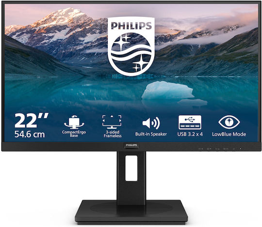 Philips 222S9JML VA Monitor 21.5" FHD 1920x1080 with Response Time 4ms GTG view 4