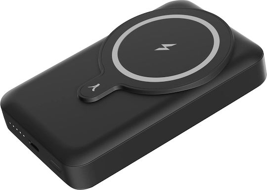 Akashi ALTPB8000WIRLV2 MagSafe Power Bank 10000mAh 20W with USB-C Port Power Delivery Black view 1