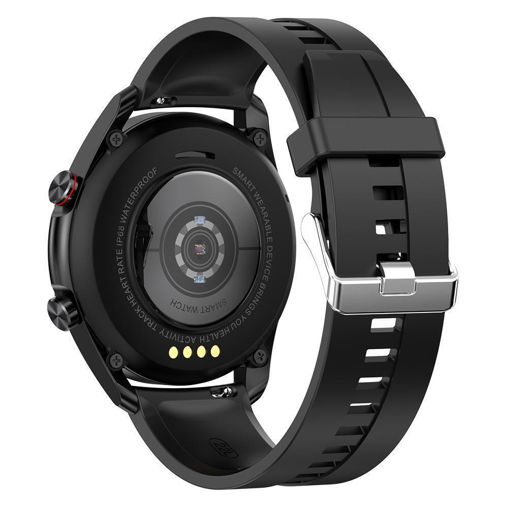 Kingwear L19 Smartwatch with Heart Rate Monitor Black view 2