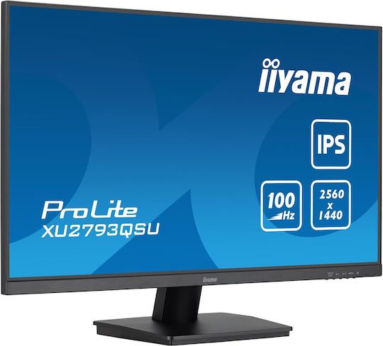 Iiyama ProLite XU2793QSU-B7 IPS Monitor 27" QHD 2560x1440 view 2