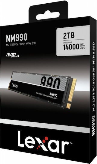 Lexar NM990 SSD 2TB M.2 Type with PCI Express 5.0 Connection view 2