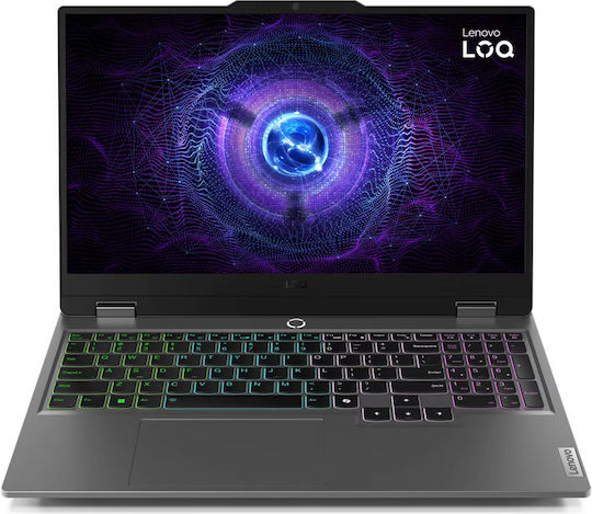 Lenovo LOQ 15IAX9 15.6" IPS FHD 144Hz (i5-12450HX/24GB/512GB SSD/GeForce RTX 3050/W11 Home) Luna Grey (GR Keyboard) view 1