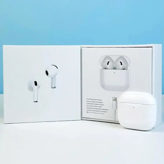 Proda PD-BT660 Earbud Bluetooth Handsfree Earphones with Charging Case White view 2