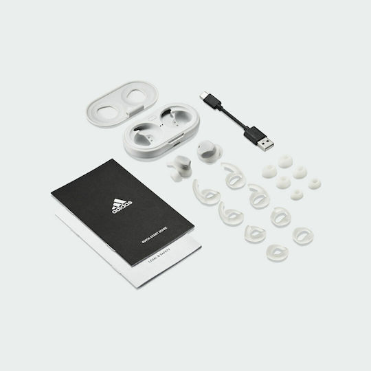 adidas Fwd02 Bt Earbuds Bluetooth Handsfree Earphones with Sweat Resistance and Charging Case Clear Grey vista 4