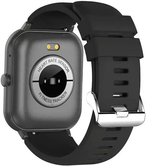 Nubi Zl54 Smart Watch Bluetooth Call Pulse Heart Rate Monitoring Sleep Oxygen Level Notifications Black view 4