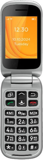 Egoboo Flip 4G Dual SIM Mobile with Large Buttons Black view 1
