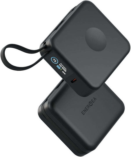 Energea Magpac Mini Plus MagSafe Power Bank 10000mAh 20W with USB-C Port Black view 4