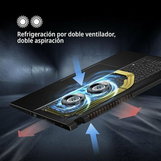 Acer Nitro V 15 ANV15-51-96C3 15.6" IPS FHD (i9-13900H/32GB/1TB SSD/GeForce RTX 4060/No OS) (ES Keyboard) view 4