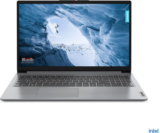Lenovo IdeaPad 1 15IJL7 15.6" FHD (Celeron Dual Core-N4500/4GB/256GB SSD/No OS) Cloud Grey (US Keyboard)