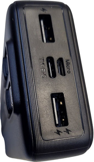 Hoco J118A Power Bank 20000mAh with 2 USB-A Ports and USB-C Port Power Delivery Black