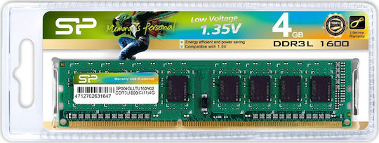 Silicon Power DDR3L With 1x4GB Module And 1600 Speed For Desktop SP004GLLTU160N02 view 2