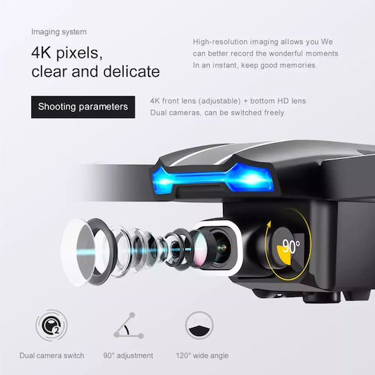 Factory S65 Drone FPV with 720p Camera and Controller view 3