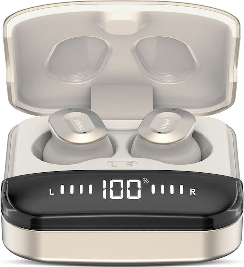 Mixx Streambuds Ultra Dots Bluetooth Handsfree Earphones Gold view 2