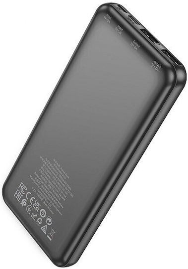 Hoco J123 Power Bank 10000mAh 22.5W with 2 USB-A Ports and 2 USB-C Ports Black view 4