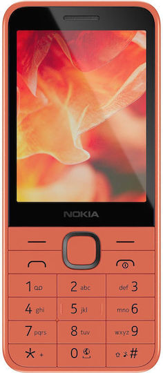 Nokia 215 4G (2024) Dual SIM Mobile Mobile Peach view 1