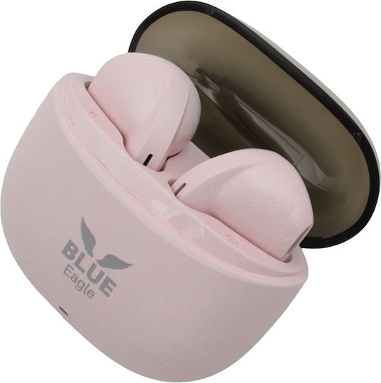 Blue Eagle BE-TWS-06 Earbud Bluetooth Handsfree Headphones with Charging Case Pink vy 2