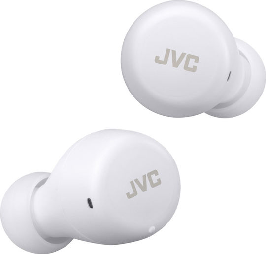 JVC Gumy Mini True Wireless Earbud / In-ear Bluetooth Handsfree Earphones with Sweat Resistance and Charging Case White vue 3
