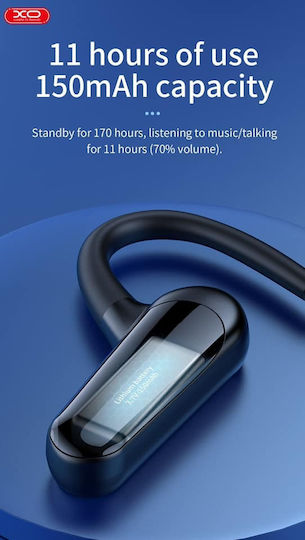XO BS28 Bone Conduction Bluetooth Handsfree Earphones Black view 2