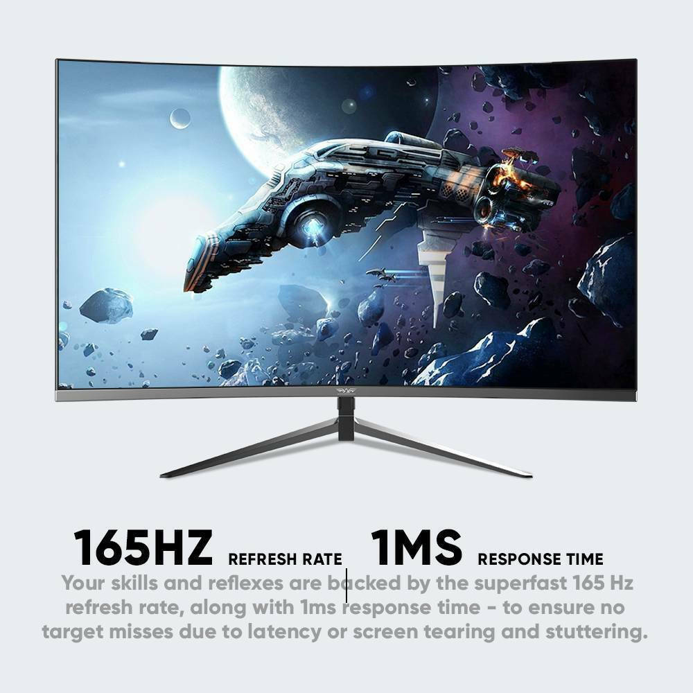 Armaggeddon Pixxel+ Xtreme XSC24HD 23.6" FHD 1920x1080 AHVA Curved Monitor 165Hz with 1ms GTG Response Time view 4
