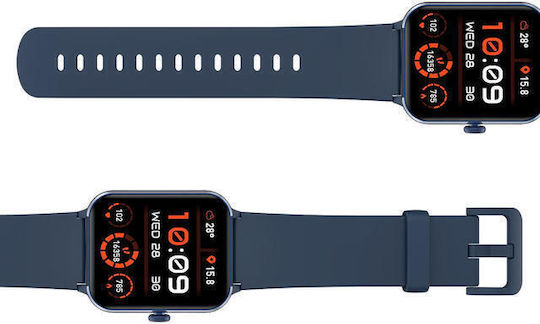 BlackView R50 45mm Smartwatch with Heart Rate Monitor (Blue) view 5