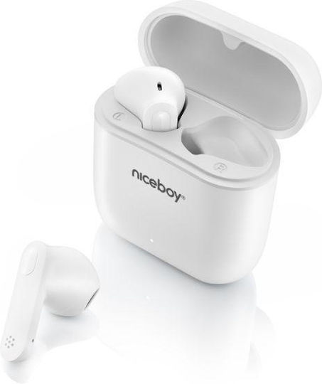 Niceboy HIVE Beans In-ear Bluetooth Handsfree Earphones with Sweat Resistance and Charging Case White view 3