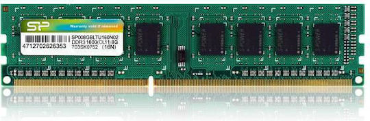 Silicon Power DDR3 with Module 1x8GB and Speed 1600 for Desktop SP008GBLTU160N02 Ansicht 4