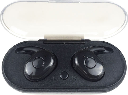 FS1083 In-ear Bluetooth Handsfree Earphones with Charging Case Black view 1