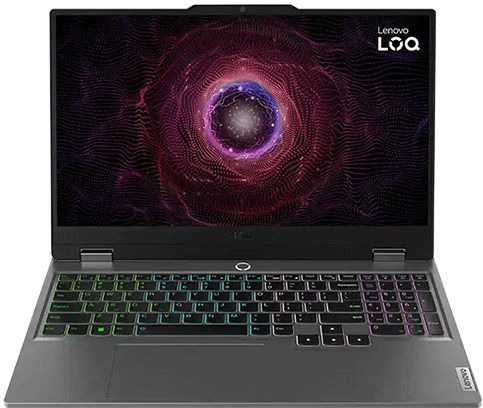 Lenovo LOQ 15ARP9 15.6" IPS FHD 144Hz (Ryzen 7-7435HS/24GB/512GB SSD/GeForce RTX 4050/No OS) Luna Grey (International English Keyboard) view 1
